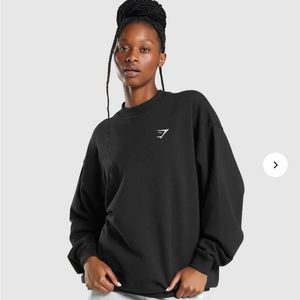 Gymshark Black Crewneck Sweatshirt